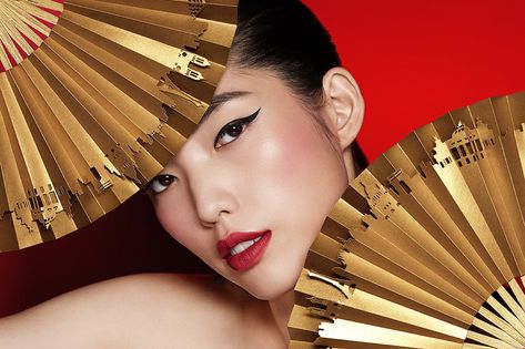 New Year Makeup, Asian New Year, New Year Photoshoot, New Year's Makeup, Chinese Illustration, Chinese New Year 2020, Lunar Year, Year Of The Rat, Instagram Ideas Photography