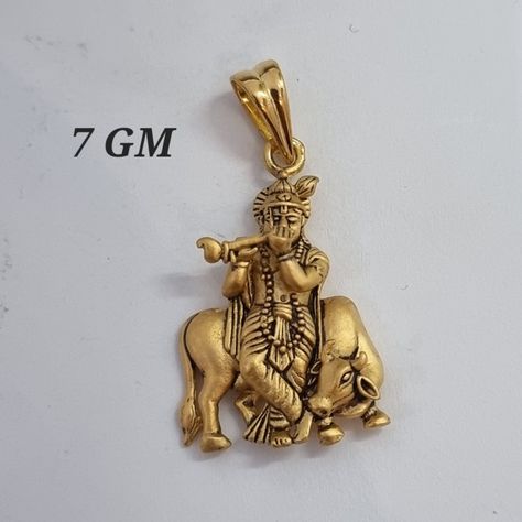 God Pendant, Ganesha Pendant, Gold Earrings Indian, Modern Gold Jewelry, Earrings Indian, Krishna Radha, Ganesha, Locket, Krishna