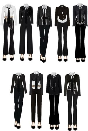 Lollialand on ShopLook | The easiest way to find the perfect outfit Suit Performance Outfit, Kpop Suit Outfit, Kpop Suit Stage Outfit, Kpop Award Show Outfits, Stage Performance Outfits, Boss Clothes, New Era Outfit, Gg Outfits, Full Black Outfit