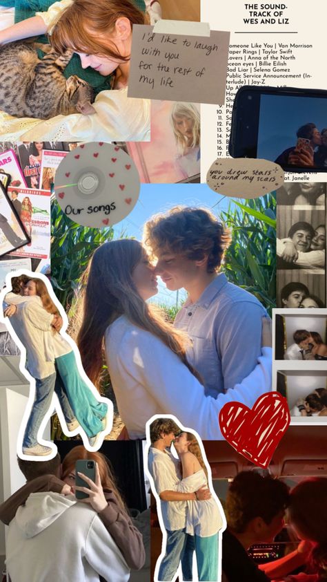 Wallpaper Of Boyfriend, It Only Happens In The Movies Aesthetic, Cute Couple Collage Ideas, Cute Couple Collage, Couple Collage Aesthetic, Couples Collage, Couple Collage, Shuffle Ideas, Bf Aesthetic