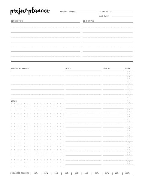 This printable project plan outline template will help you ace your project. Use this free printable project planner to plan your projects, outline your steps and goals and hit your targets. Project Initiation Document, Work Out Plan Template, Daily Work Planner Template, Work Templates Free Printables, Work Notes Template, Daily Work Planner Free Printable, Samsung Notes Template, Project Plan Template, Project Planner Template