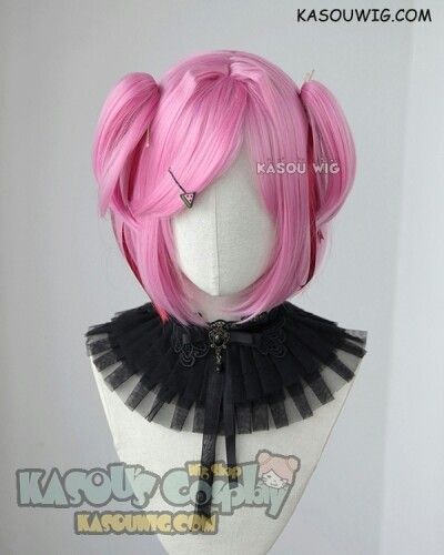 Literature Club Natsuki, Doki Doki Literature Club Natsuki, Kasou Wig, Pink Cosplay, Kawaii Wigs, Your Cosplay, Doki Doki Literature Club, Anime Wigs, Cosplay Hair