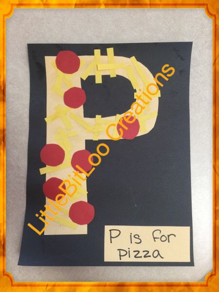 P is for pizza! Preschool letter of the week. Art. Fun. The letter p. Letter P Craft Preschool, P Preschool Crafts, Letter P Toddler Crafts, The Letter P Crafts For Preschool, P For Pizza Craft, P Is For Pizza Preschool, Preschool Letter P Crafts, P Is For Pizza Craft, Letter D Art Preschool