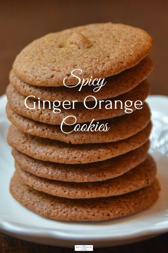 Ginger Cookie Recipes, Orange Cookies, Lost 100 Pounds, Quit Drinking, Ginger Cookies, I Quit, Cookies Recipes Christmas, Biscuit Recipe, Cookie Desserts