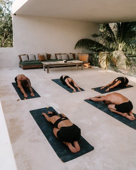 Mexico Wellness Retreat, Luxury Yoga Retreat, Luxury Leisure Aesthetic, Luxury Beach Resort Aesthetic, Luxury Wellness Aesthetic, Wellness Retreat Aesthetic, Tulum Yoga, Nature Hotel, Wellness Weekend