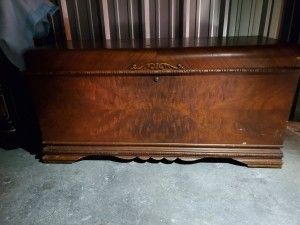 Value of a Lane Cedar Chest? | ThriftyFun Lane Cedar Chest Makeover, Lane Cedar Chest, Chest Makeover, Complete Bedroom Set, Cedar Chest, Blanket Chest, Walnut Veneer, Photo Posters, Vintage Furniture