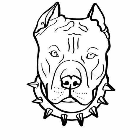 Pitbull Tattoo Stencil, Pit Bull Drawing, Pitbull Drawing, Simple Animals, Seagull Tattoo, Dog Design Art, Pitbull Tattoo, Eagle Drawing, Pitbull Art