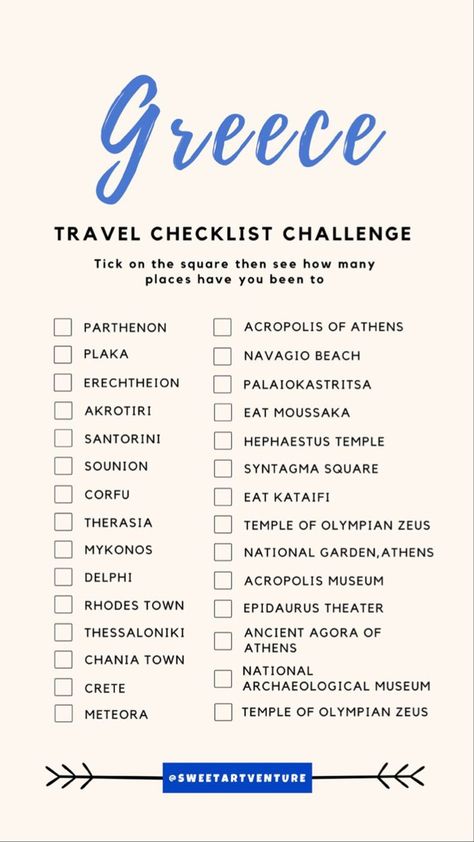 Greek Travel, Travel Infographic, Holiday Travel Destinations, Travel Inspiration Destinations, Destinations Travel, Travel Wishlist, Voyage Europe, Travel Checklist, Travel Locations