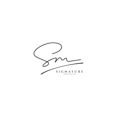 S Signature Ideas, Samantha Signature, Engineer Pictures, Handwritten Signature Ideas, M Signature Ideas, Sk Monogram, Cute Signature Ideas, Sm Logo Design, Script S