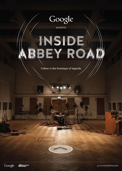 Inside Abbey Road Road Music, Abbey Road Studio, Abbey Road, Music Studio, Creative Ads, Design Awards, Good Music, Digital Design, Website Design