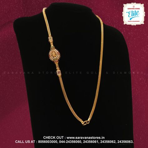 Chain Designs Gold, Thali Chain, Mangalsutra Chain, Gold Jewels Design, Gold Bead Earrings, New Gold Jewellery Designs, Indian Bridal Jewelry Sets, Gold Earrings Wedding, Traditional Look