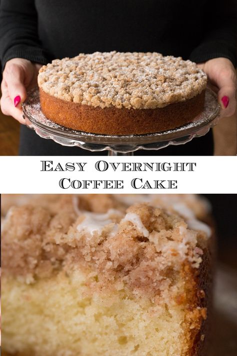 Freezer Coffee Cake, Coffee Cake For A Crowd Brunch, Dense Coffee Cake Recipes, Buttery Coffee Cake, Coffee Cake Recipes Loaf Pan, Coffee Cake With Streusel Topping, 8 X 8 Coffee Cake Recipes, Upside Down Coffee Cake, Cakes For Brunch