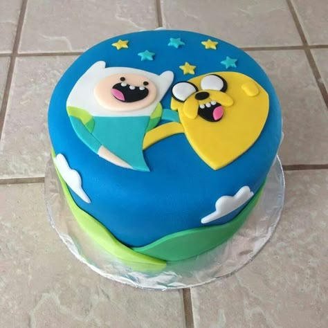 Adventure Time Cake Adventure Time Cake Ideas, Adventure Time Cake, Adventure Time Birthday Party, Adventure Time Cakes, Adventure Time Birthday, Bowling Cake, Adventure Time Parties, Cake Themes, Happy Ideas