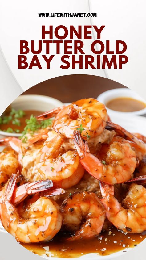 Honey Old Bay Sauce, Old Bay Recipes Dinners, Recipes Using Old Bay Seasoning, Shrimp Seasoning Recipes, Honey Butter Shrimp, Shrimp With Old Bay Seasoning, Honey Butter Old Bay Shrimp, Honey Old Bay Wings, Ozempic Diet