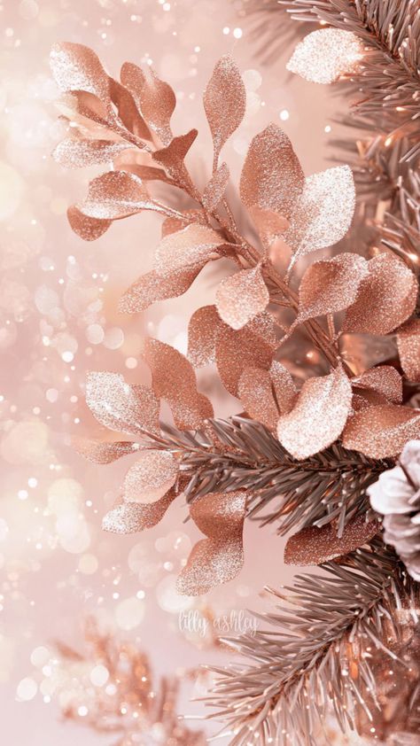 Introducing our newest Blush Gold Collection of free wallpapers! This set features a stunning blend of minimalist botanical designs for everyday + modern winter scenes and chic Christmas accents. With a mix of festive and timeless designs, these wallpapers will keep your phone stylish long after the holidays are over. View the ENTIRE collection + download your favorites for FREE at lillyashleydesign.com. Follow on Pinterest for FIRST access to upcoming collections we can't wait to share! Aesthetic Phone Backgrounds, Christmas Accents, Blush Gold, Free Phone Wallpaper, Gold Aesthetic, Chic Christmas, Holiday Ready, Blush And Gold, Gold Collection