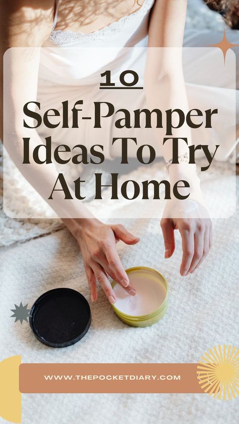 Treat yourself with self-pampering indulgence at home! Discover self-care kit ideas and self-pampering secrets for a blissful, stress-free you. 💆‍♂️✨ #SelfCareTips #PamperYourself Beauty At Home, Free Self Care Ideas, At Home Self Care Ideas, Self Care At Home, At Home Self Care, Home Self Care, Time With Yourself, Pocket Diary, Burnout Recovery