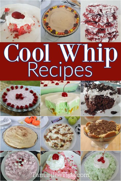 Jello Layered Dessert Cool Whip, Gram Cracker Dessert Cool Whip, Desserts Made With Whipped Cream, Easy Jello Desserts Cool Whip, Cream Cheese And Cool Whip Desserts, Cool Whip Salad Recipes, Jello Pies With Cool Whip, Pudding And Cool Whip Dessert, Jello Cool Whip Pie