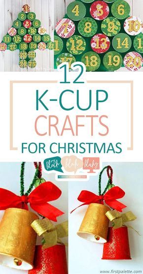 12 K-Cup Crafts for Christmas| Christmas, Christmas Crafts, Crafts for Christmas, Holiday Crafts, DIY Holiday #HolidayCrafts #Christmas #ChristmasDecor Cup Crafts Diy, Dixie Cup Crafts, Diy Projects Christmas, K Cup Crafts, Christmas Holiday Crafts, Coffee Pods Crafts, Coffee Cup Crafts, Recycled Christmas Decorations, Crafts For Christmas