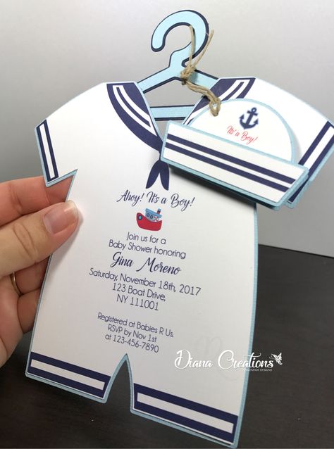 Sailing Party, Sailor Baby Showers, Sailor Birthday, Sailor Baby, Travel Baby Showers, Baby Shower Dessert Table, Nautical Themed Party, Handmade Invitations, Nautical Baby Shower