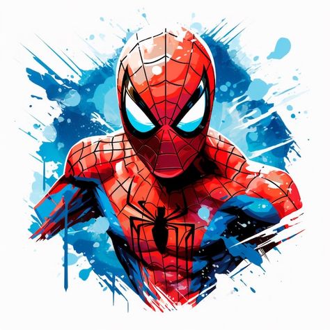 Spider Man Marvel, Marvel Canvas, Spiderman Noir, Spiderman Painting, Spiderman Images, Art Spiderman, Marvel Tattoos, Spiderman Spider, Spectacular Spider Man