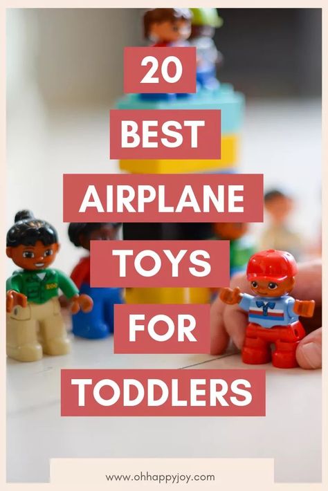 Toddler Airplane Activities, Airplane Activities, Travel Toys For Toddlers, Best Toddler Toys, Best Airplane, Easy Toddler Crafts, Toy Plane, Airplane Toys, Toys For Toddlers