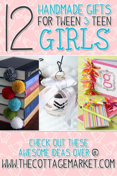 A Dozen Handmade Gifts for Tween: This is such a hard age to DIY for! So glad to have found this Pin! Girls Crafts, Couture Bb, Diy Crafts For Teen Girls, Diy Crafts For Teens, Cadeau Diy, Navidad Diy, Girls Handmade, Diy Projects For Teens