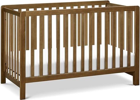 Amazon.com : Carter's by DaVinci Colby 4-in-1 Low-Profile Convertible Crib in Walnut, Greenguard Gold Certified : Baby Davinci Crib, Bed Day, Matching Dressers, The Carter, Adjustable Mattress, Waterproof Mattress, Toddler Furniture, Day Bed, Convertible Crib