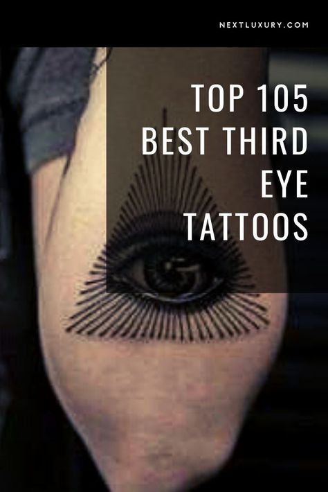 Inner Eye Tattoo, Watchful Eye Tattoo, Clairvoyant Tattoo Ideas, The Third Eye Tattoo, Third Eye Chakra Tattoo, Spiritual Eye Tattoo, Third Eye Tattoo Design, Eye Of Providence Tattoo, Intuition Eye Tattoo