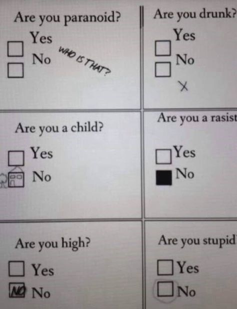 It's Tough to Answer Yes/No Questions Funny Kid Answers, We Go Jim, Kids Test Answers, Discord Memes, Funny School Answers, Funny Test Answers, Funny Test, You Had One Job, Some Funny Jokes