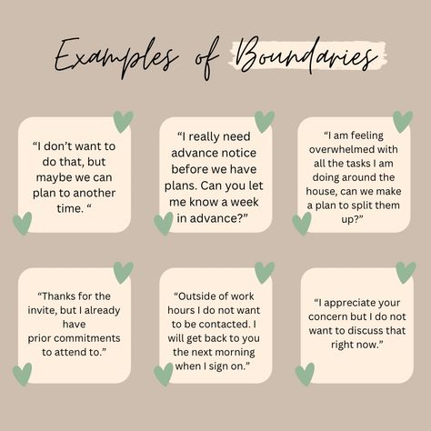 Professional Boundaries Social Work, Setting Up Boundaries, Relationship Boundary Examples, Boundaries For Parents, Healthy Boundary Responses, Boundary Setting Quotes, Setting Healthy Boundaries Relationships, Work Boundaries Examples, Example Of Boundaries