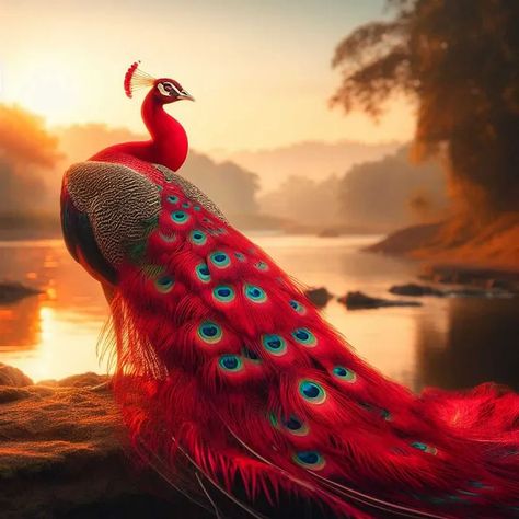 Red Peacock: A Rare and Enigmatic Treasure | by Birdyfacts | Medium Art Deco Design Graphics, Red Peacock, Peacock Pictures, S Letter Images, Oil Painting Background, Painting Background, Letter Images, Dreams And Visions, Diamond Paintings