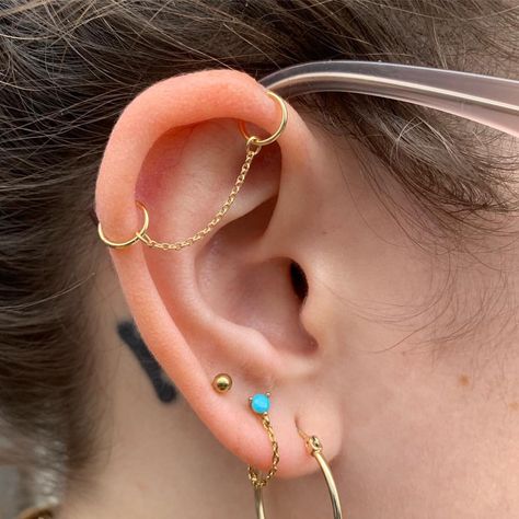 Cute industrial piercing