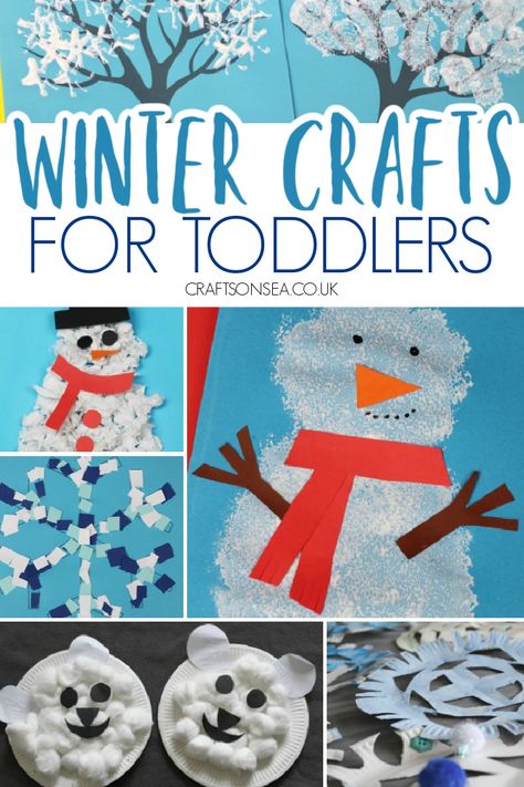 Winter crafts for toddlers 2 year olds, 1 year olds and 3 year olds. Easy winter activities perfect for preschool with snowmen crafts, snowflake crafts and more. Winter Activities For Toddlers, Winter Crafts For Toddlers, Easy Winter Crafts, Fun Winter Crafts, January Crafts, Crafts For Toddlers, Toddler Arts And Crafts, Winter Preschool, Toddler Winter