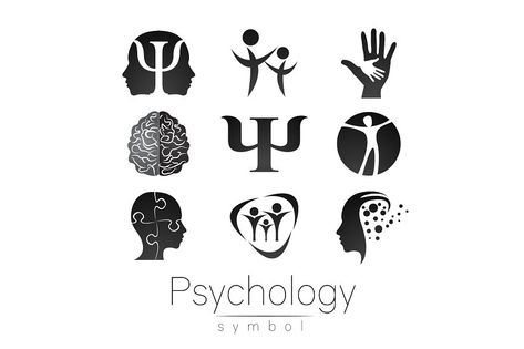 Psychology Sign Art, Psychology Graphic Design, Psychology Icon, Logo Therapy, Psychology Logo Design, Psychology Logo, Psychology Symbol, Donor Darah, Psychology Careers