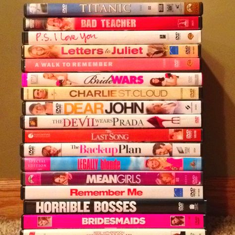 Una colección de películas para chicas que nos harán reir y llorar por horas. ¿Cuál es tu favorita? Galentines Day Ideas, Letters To Juliet, Bad Teacher, Taylor Caniff, Movie To Watch List, Horrible Bosses, Galentines Party, Baby Driver, Chick Flicks