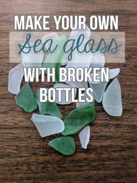 DIY: How to Make Your Own Sea Glass at Home - Hawk Hill Broken Glass Crafts, Sea Glass Diy, Sea Glass Art Diy, Sea Glass Art Projects, Glass Art Techniques, Deco Marine, Broken Bottle, Beach Glass Crafts, Beach Glass Art