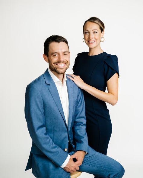 The definition of a power couple 💪🏼 #headshotsession #teamheadshots #decaturil #professionalheadshot #couplegoals Corporate Couple Photoshoot, Couples Business Photoshoot Poses, Business Couple Photoshoot Ideas, Husband Wife Business Photoshoot, Real Estate Couple Photoshoot, Couple Power Poses, Business Partner Photoshoot Outdoor, Couple Professional Photoshoot, Couples Professional Photoshoot