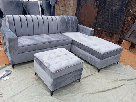 ON PREORDER & CAN BE DONE IN ANY COLOR OF YOUR CHOICE Are you planning of setting your new apartment or turning your existing home into a modern one? @rhemafurnitureng is the right furniture store for you * We guarantee the use of Quality materials(woods, foam, fabric) * Durability * Comfortability * Exquisite Finishing We do nationwide delivery but delivery is not free We are full service home improvement contracting company, You are assured of quality services & product #furnituredesign #f... Modern Sofa Chair Design, Sofa Material Fabrics, Modern Wood Sofa, Sofas Ideas Living Room, Famous Furniture, Modern Sofa Chair, Sofa Couch Design, Budget Furniture, Double Bed Designs