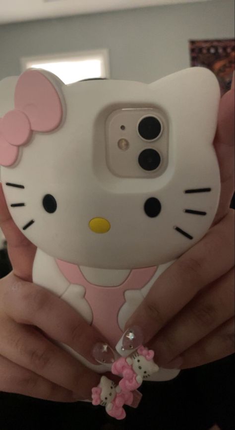 Hello Kitty Phone Case, Hello Kitty Rooms, Cats Case, Hello Kitty Aesthetic, Hello Kitty Accessories, Pretty Iphone Cases, Pink Hello Kitty, Pretty Phone Cases, Hello Kitty Pictures