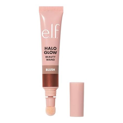 e.l.f. Halo Glow Blush Beauty Wand, Liquid Blush Wand For Radiant, Flushed Cheeks, Infused With Squalane, Vegan & Cruelty-free, You Go Cocoa Halo Glow Blush, Flushed Cheeks, Halo Glow, Blush Beauty, Liquid Blush, Makeup Skin Care, Men's Grooming, Skin Makeup, Cruelty Free