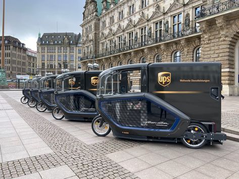 ONOMOTION delivers new e-Cargobikes to UPS Germany Electric Cargo Bike, Hire Purchase, Last Mile, Cities In Germany, 3d Printing Diy, Cargo Bike, Big Car, Gps Tracking, Hamburg Germany