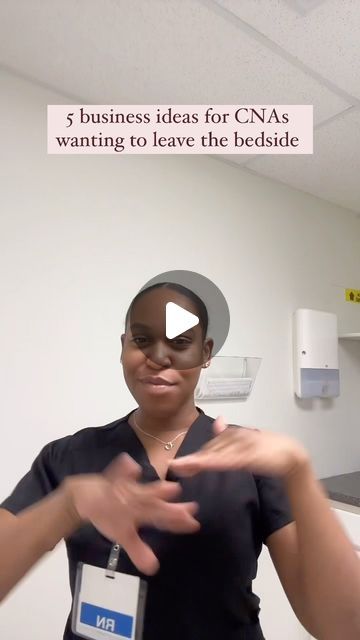 Nurse Char on Instagram: "Although I create content that usually speaks to nurses, MOST of the entrepreneurship and business ideas I share can easily be executed by CNAs!❤️ yep, that means you boo! Theres a seat at the table for ALL of us! #cna #lpn #rn #fyp #foryou" Cna Essentials For Work, Cna Black Women, Nurse Life Aesthetic, Cna Lifestyle, Cna Aesthetic, Lpn Student, Nursing Work, Cna School, A Seat At The Table