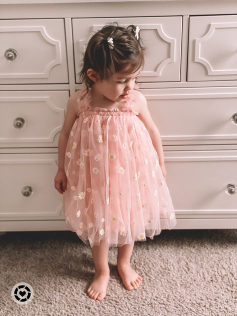 Toddler Style, Daisy Dress, Daisy Print, Girl Party, Toddler Fashion, Girls Fashion, Tulle Dress, Toddler Outfits, Toddler Girl