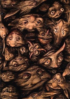 brian froud Fantasy Creatures, Fairy Art, Brian Froud, Nature Spirits, The Dark Crystal, Mystical Creatures, Magical Creatures, Art Graphique, Labyrinth