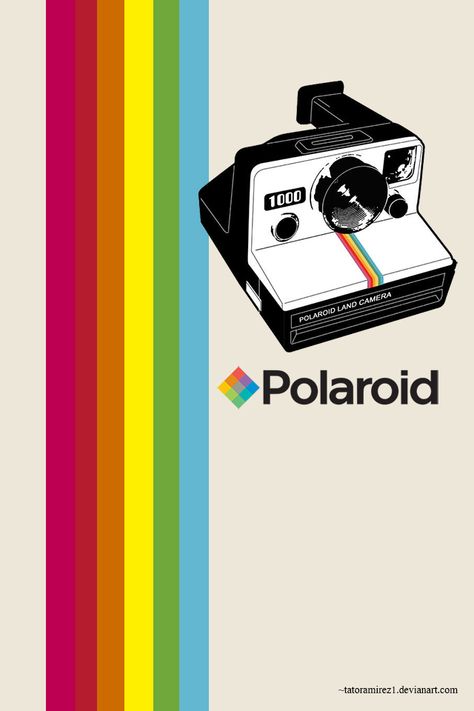 Retro Polaroid Poster [tatoramirez1] Polaroid Graphic Design, Polaroid Logo, Polaroid Wallpaper, Retro Polaroid, Film Camera Photography, Nostalgic Pictures, Instant Photography, Yearbook Themes, Retro Graphic Design