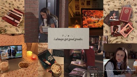 made by me <3 Fall Study Wallpaper Laptop, School Wallpaper Aesthetic Laptop, Rory Gilmore Study Motivation Laptop Wallpaper, Rory Gilmore Desktop Wallpaper, Gilmore Girls Ipad Wallpaper, Study Aesthetic Header, It Girl Wallpaper Laptop, Aesthetic Background For Laptop, Rory Gilmore Aesthetic Wallpaper