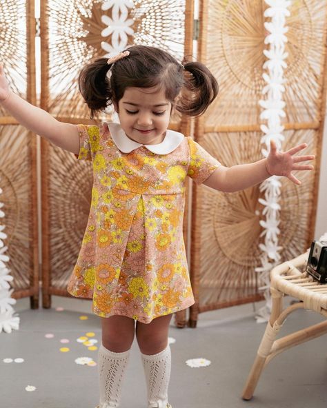 Oh it goes so fast 💛 We’ve been restocking this best-selling dress for 2 years, and I can’t believe it’s been that long since this photoshoot with our little muse ✌️ 30% off dresses to celebrate Spring! Use code: SPRINGDRESS Pan Collar Dress, Peter Pan Collar Dress, Birthday Girl Dress, Sweet Floral, Toddler Girl Outfits, Pan Collar, Peter Pan Collar