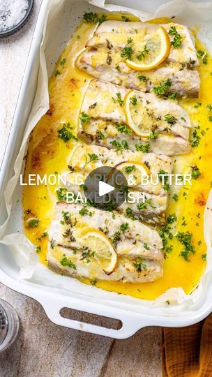 2.2K views · 229 reactions | The best baked fish recipe! Try my Lemon and Garlic Butter Baked Fish

Serves 4
Prep 5 minutes
Cook 15 minutes

Baked Fish:
4 White Fish Fillets* (approximately 180g each fillet)
2 tablespoons butter, dairy-free optional
1 tablespoon freshly minced garlic
1 tablespoon fresh thyme leaves
¼ cup fresh lemon juice
Sea salt and freshly ground pepper

To Serve:
Stovetop Rice
Quinoa
Or any side salad / baked or mashed vegetables

Full details and extended video
www.CreateCookShare.com and search “lemon fish”

#fish #bakedfish #easyrecipeideas #quickandeasymeals #pescatarian #pescatarianrecipes #glutenfreerecipes | Margaret Pahos | andreavanzo_composer · Amélie x Interstellar Best Baked Fish, Mashed Vegetables, Stovetop Rice, Baked Fish Recipe, Lemon Fish, Fish Recipes Baked, Fish Fillets, Pescatarian Recipes, Fish Fish