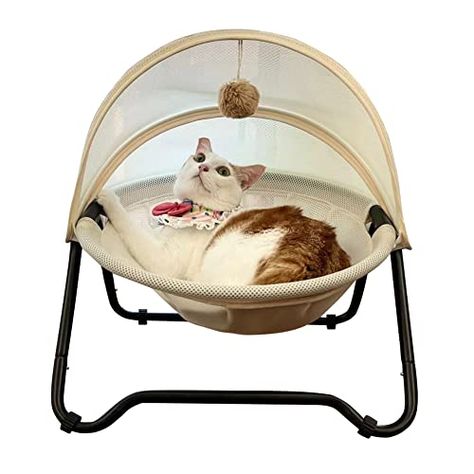 Luxury Cat Bed, Pet Hammock, Hammock Bed, Luxury Cat, Cat Hammock, Cat Help, Bedding Brands, Pet Care Tips, Cat Pet Supplies