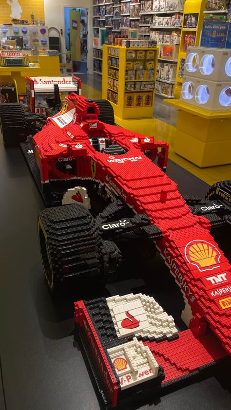 Lego Formula 1 Car, Ferrari Lego Cars, F1 Lego Car, Lego Cars Aesthetic, Lego F1 Car, F1 Lego, Lego F1, Lego Aesthetic, Lego Ferrari